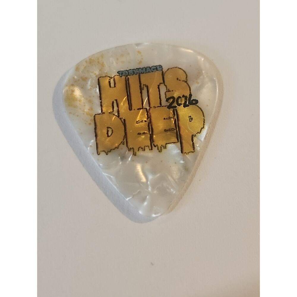TobyMac Hits Deep 2026 Tour Guitar Pick | Christian Band Memorabilia toby mac
